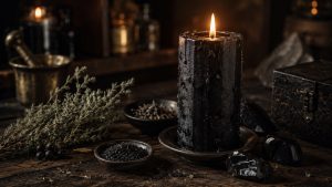 Read more about the article Magiczne właściwości czarnej świecy