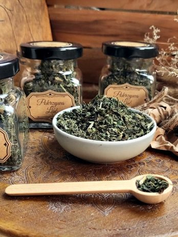 Kadzidło POKRZYWA – ochrona, przyciąganie, płodność, odwaga – słoik 120 ml