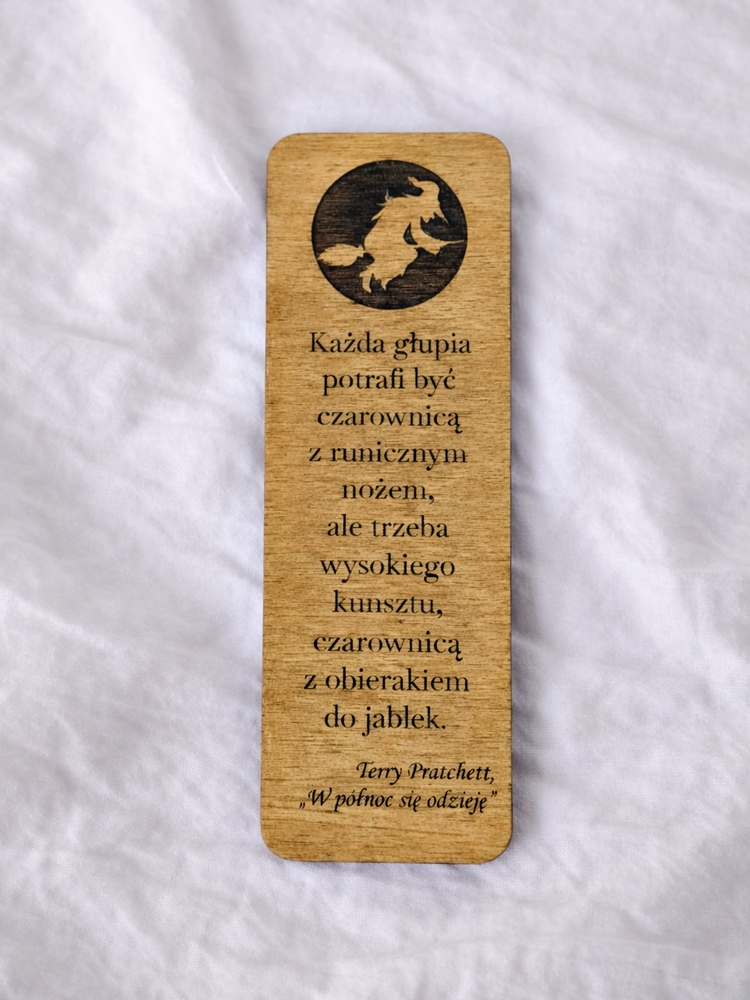 Zakładka do książki personalizowana WIEDŹMA brąz - obrazek 3