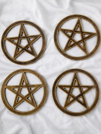 Zestaw podkładek 4 sztuki – podkładka Pentagram