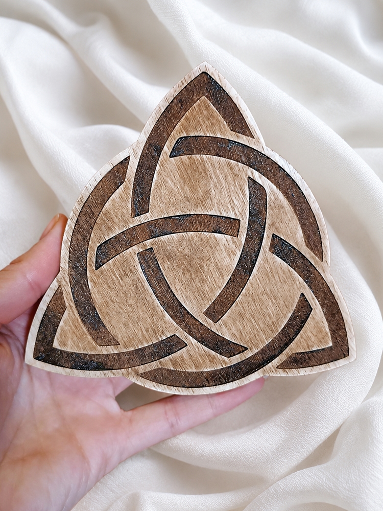 Podkładka podkładki Triquetra grawerowana 4 sztuki - obrazek 2