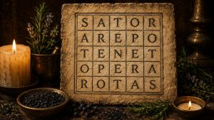 Read more about the article Kwadrat SATOR, starożytny palindrom ochronny i jego znaczenie w magii