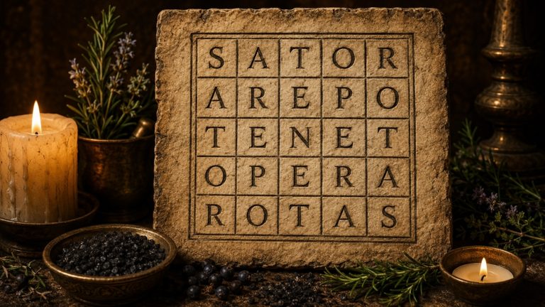 Read more about the article Kwadrat SATOR, starożytny palindrom ochronny i jego znaczenie w magii