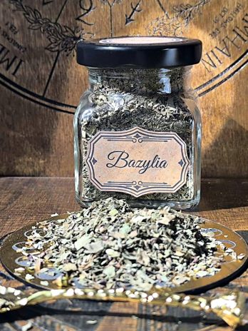 Kadzidło BAZYLIA – PIENIĄDZE, szczęście, powodzenie  – słoik 120 ml