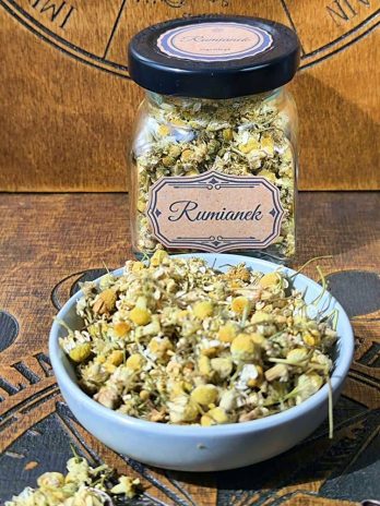 Kadzidło RUMIANEK – OCZYSZCZANIE, szczęście, błogosławieństwo – słoik 120 ml.