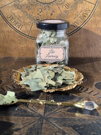 Kadzidło LAUR LIŚĆ LAUROWY – ochrona, zwycięstwo, sukces, oczyszczenie – słoik 120 ml