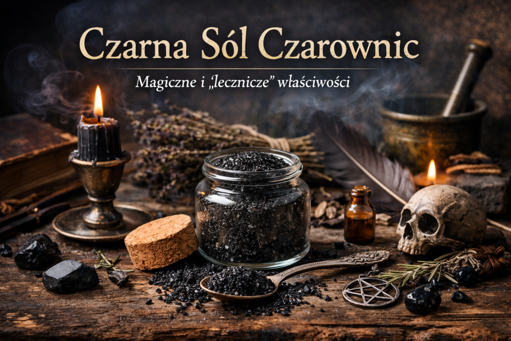 You are currently viewing Czarna Sól Czarownic – magiczne i „lecznicze” właściwości