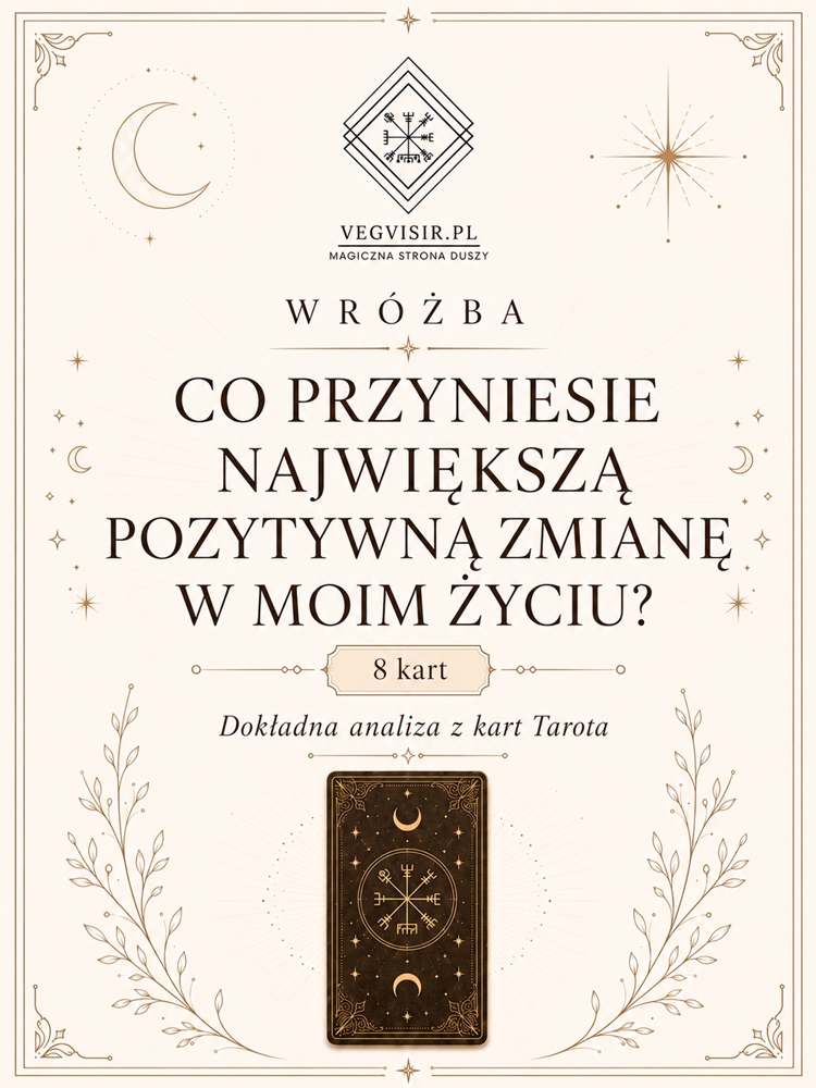 Wróżba rozkład Co przyniesie największą pozytywną zmianę w moim życiu?